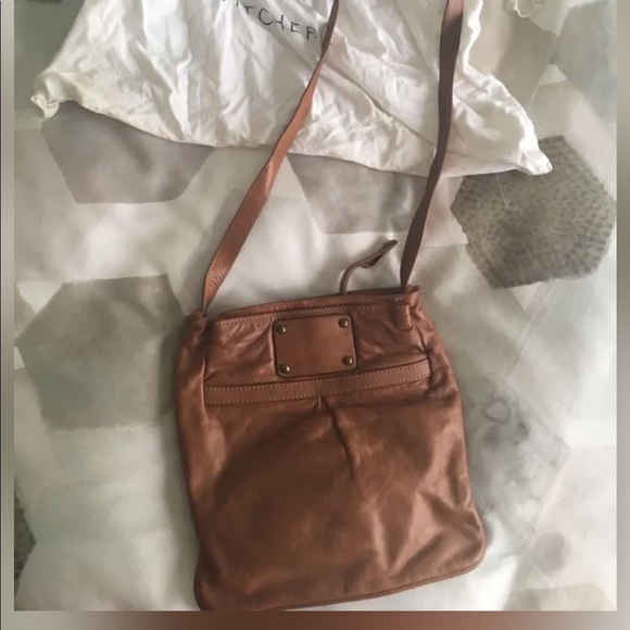Witchery Tan Leather Crossbody Handmade Bag ๐. - Picture 2 of 7